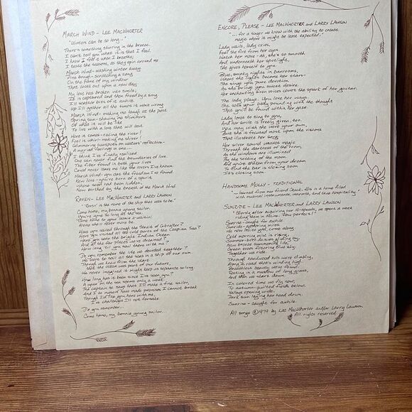 Spiritwood Vinyl Record 1979 Lee MacWhorter Larry Lawson Tanrydoon Records - Picture 3 of 10